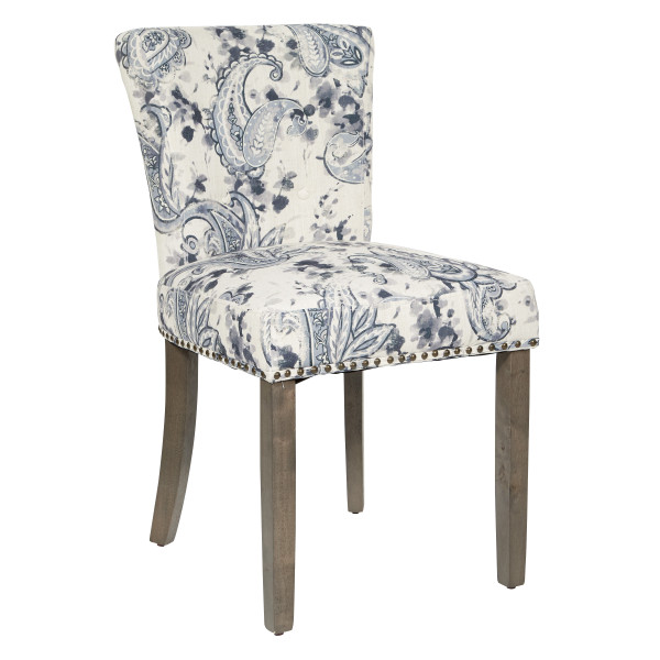 Office Star Kendal Chair - Paisley Charcoal KNDG-P64
