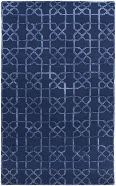 Surya Lydia Hand Knotted Blue Rug LYD-6017 - 4' x 6'