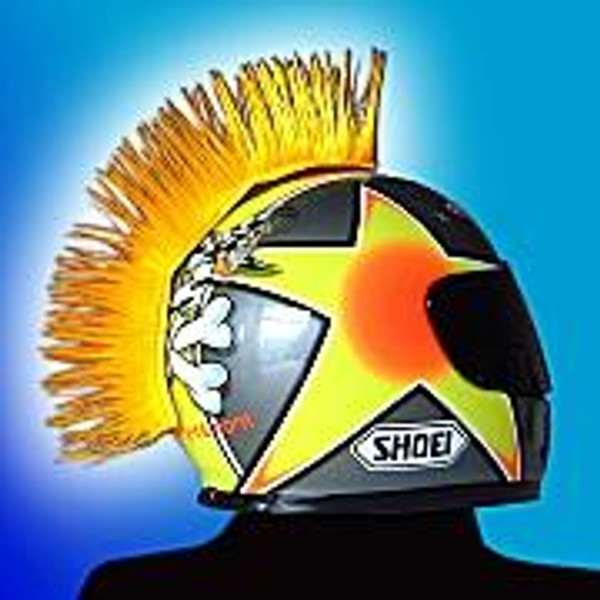 Nuorder Motorcycle Helmet Mohawk - Yellow HM108-P2