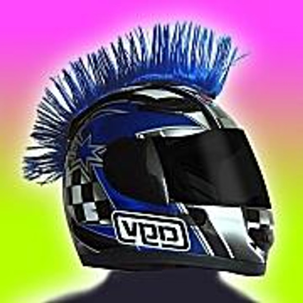 Nuorder Motorcycle Helmet Mohawk - Blue HM106-P5