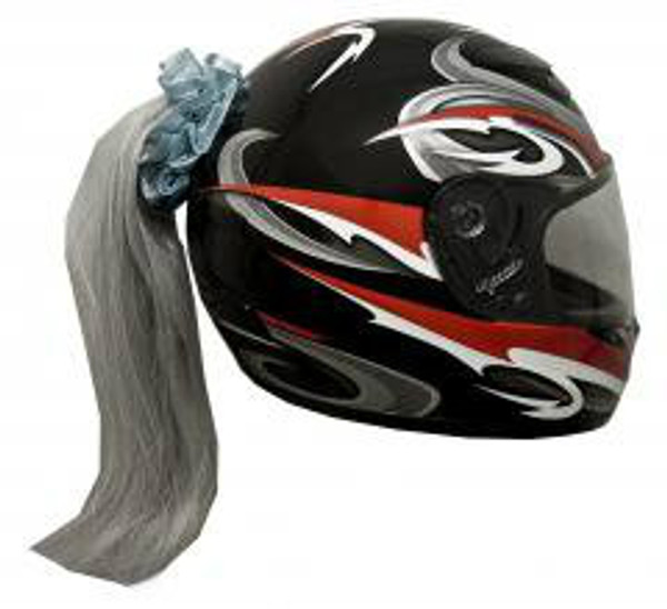 Nuorder Motorcycle Helmet Ponytail - Grey PYT109-N7