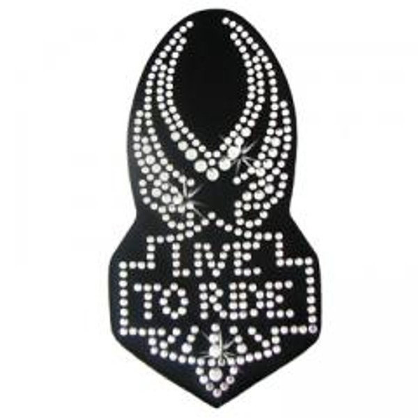 Nuorder Rhinestone Helmet Patch - Eagle Q4