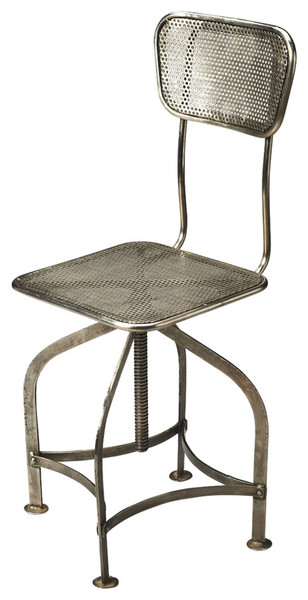 Industrial Cool Swivel Chair 389588 By Homeroots