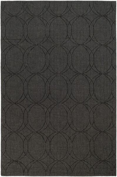 Surya Ashlee Hand Loomed Black Rug ASL-1002 - 8' x 10'