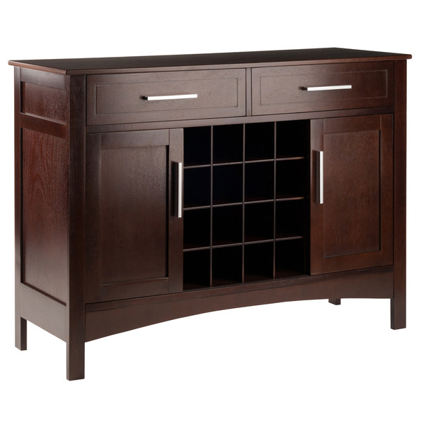 Winsome Gordon Buffet Cabinet, Sideboard, Cappuccino 40543