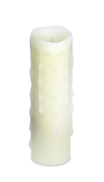 46859DS Led Wax Dripping Pillar Candle (Set Of 6) 1.75"Dx6"H Wax/Plastic - 2 Aa Batteries Not Incld. By Melrose