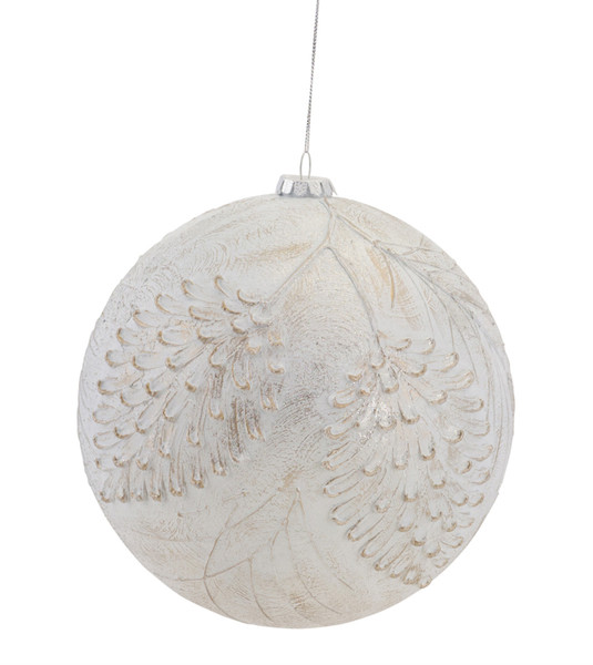 68493DS Ball Pinecone Ornament (Set Of 6 8"D Plastic By Melrose