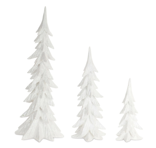 68940DS Tree (Set Of 3) 12"-26"H Polyresin By Melrose