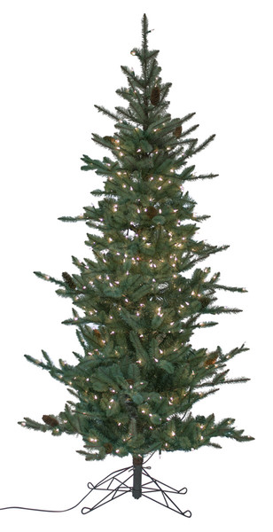 69047DS Pine Tree Pre-Lit W/400 Warm Lights 7'H Pvc/Metal (Ul Plug) By Melrose