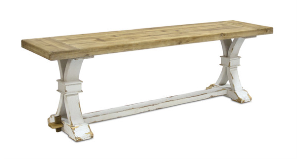 70299DS Bench 59"X18.5"H Wood By Melrose