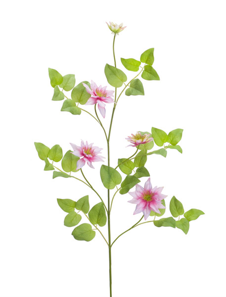 70435DS Clematis Vine (Set Of 12) 30"L Polyester/Plastic By Melrose