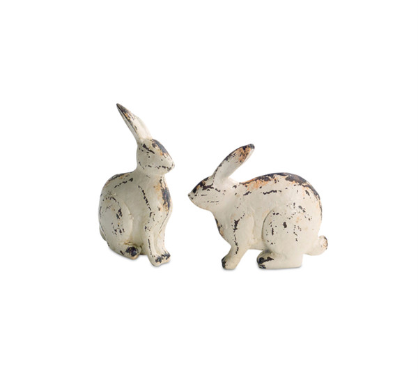 70578DS Rabbit (Set Of 8) 5"H Resin By Melrose