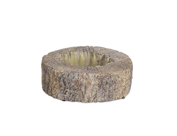 70801DS Tree Trunk Candleholder (Set Of 3) 9.5"X3"H Cement By Melrose