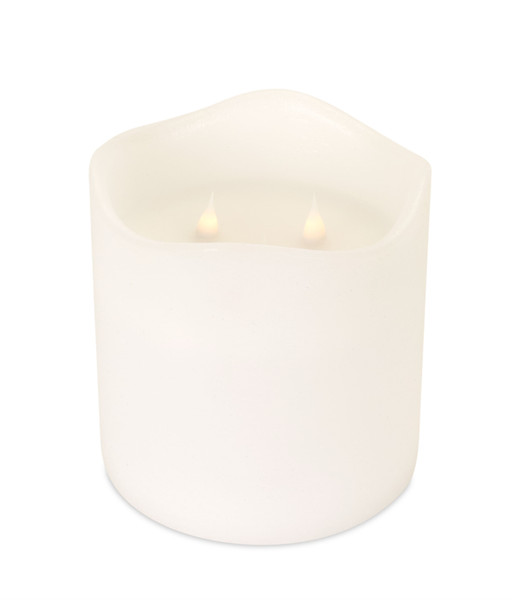 76098DS Candle 6"D X 6"H Wax/Plastic By Melrose