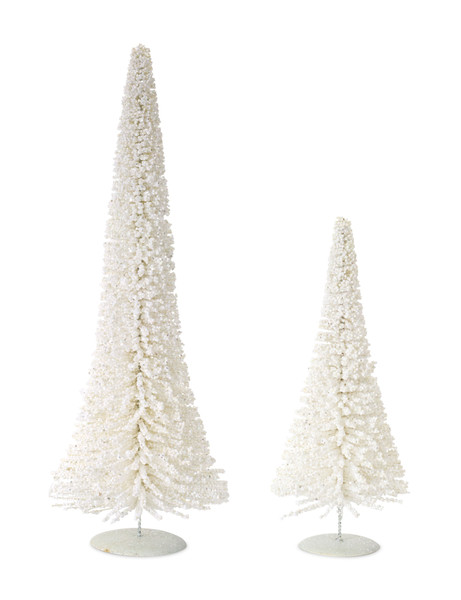 77544DS Tree (Set Of 2) 15.75"H,23.5"H Plastic By Melrose