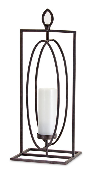 80135DS Candle Holder 24"H (Set Of 2) Iron By Melrose