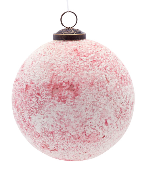 80172DS Ball Ornament 4.5"D (Set Of 6) Glass By Melrose