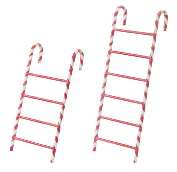 80524DS Ladder (Set Of 2) 18"H, 24"H Metal By Melrose