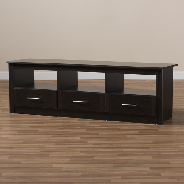 Baxton Studio Ryleigh Modern And Contemporary Tv Stand MH8072-Wenge-TV