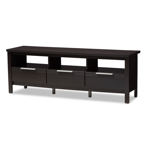 Baxton Studio Callie Modern And Contemporary Tv Stand MH8117-Wenge-TV