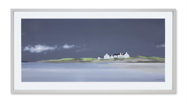 82800DS Framed Landscape Print 36"L X 18.5"H Mdf/Plastic By Melrose