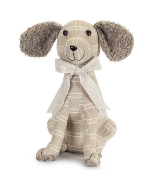 Puppy Door Stop (Set Of 2) 12.5"H Fabric 74179DS By Melrose