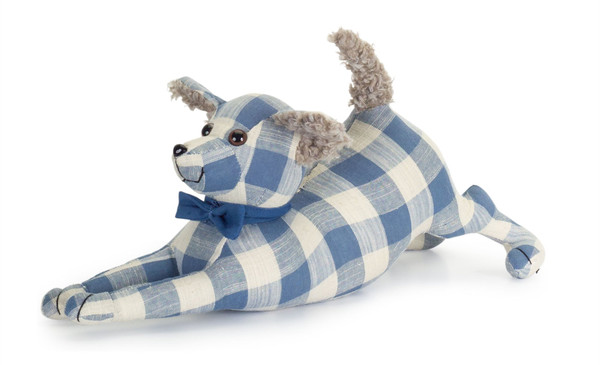 Dog Door Stop (Set Of 2) 17" X 9"H Fabric 74187DS By Melrose