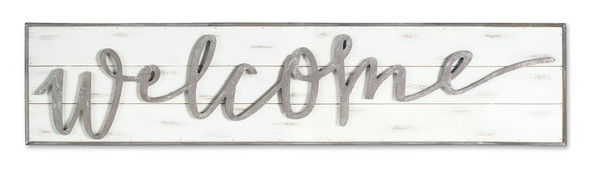 Welcome Sign 48" X 11.25"H Wood/Mdf 74366DS By Melrose