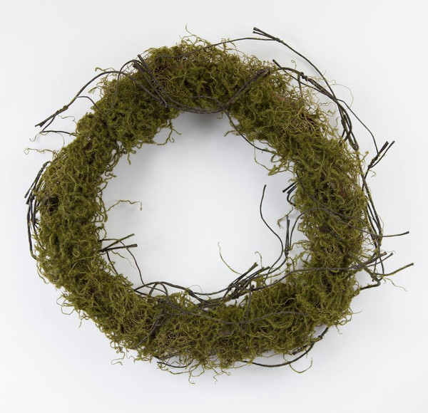 Melrose Moss Wreath (Set Of 2) 22"D Plastic 78732DS