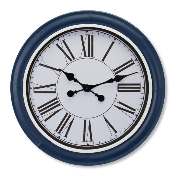 Melrose Clock 20.75"D Iron/Mdf 78305DS
