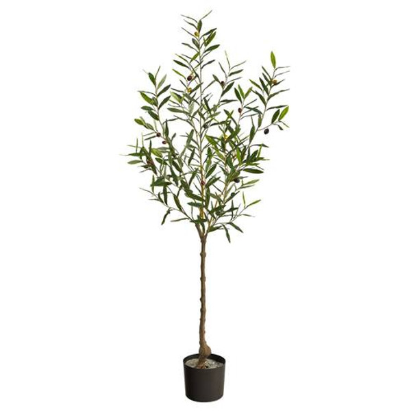 5' Olive Artificial Tree T2725 By Nearly Natural