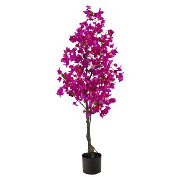 4' Bougainvillea Artificial Tree T2398-PP By Nearly Natural