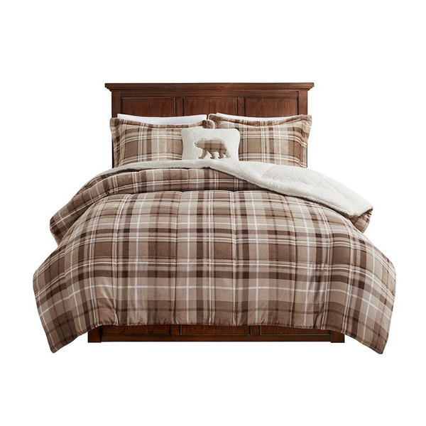 Alton Plush To Sherpa Down Alternative Comforter Set - Full/Queen By Woolrich WR10-3327
