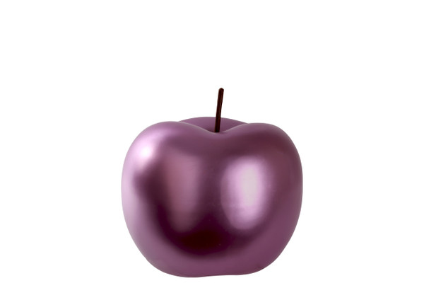 Ceramic Apple Figurine Sm Chrome Finish Pink (Pack Of 6) 44362 By Urban Trends