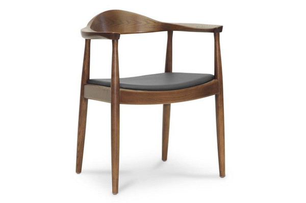 Baxton Studio Embick Dining Chair WD-604-Dark Brown