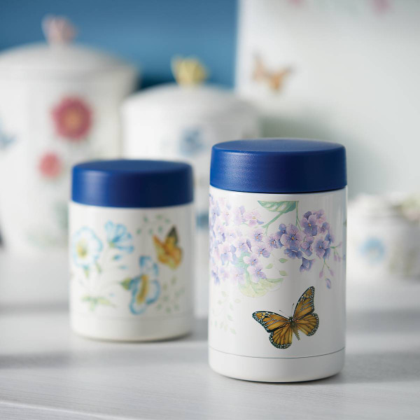 Butterfly Meadow Small Insulated Food Container 888085 By Lenox