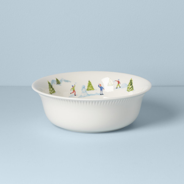 Profile Snow Day Serving Bowl 893509 By Lenox