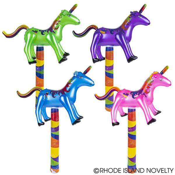 30" Unicorn Lollipop Inflate INUNIST By Rhode Island Novelty