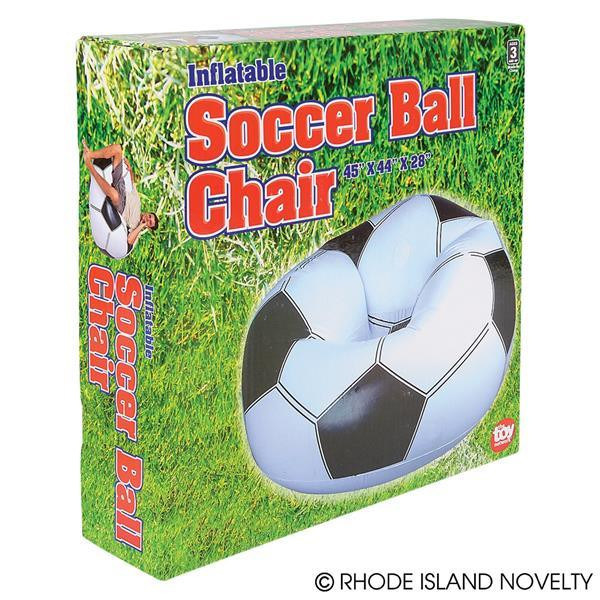 45"X44"X25" Soccer Ball Chair Inflate BICHSOC By Rhode Island Novelty