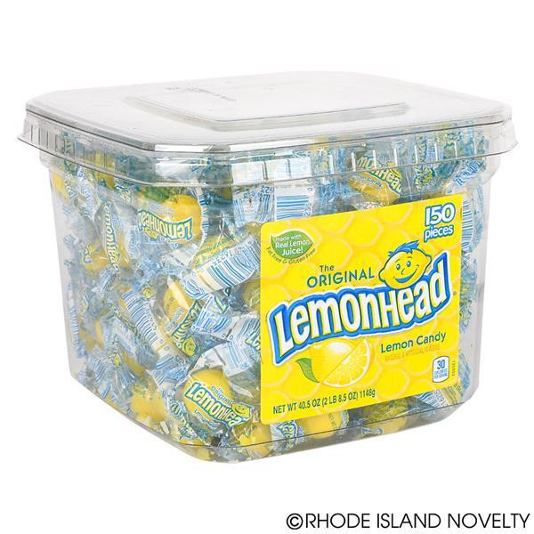 Lemonhead Original Tub 40.5 Oz ZYLEMHE By Rhode Island Novelty