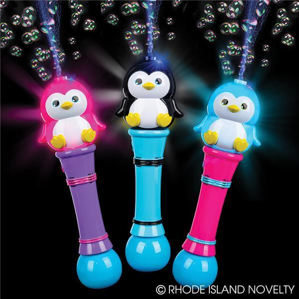 12" Penguin Light-Up Penguin Bubble Blower GLBUPEN By Rhode Island Novelty