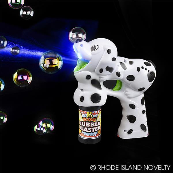 7.5" Light-Up Dalmatian Bubble Blaster With Sound GWBUBDA By Rhode Island Novelty