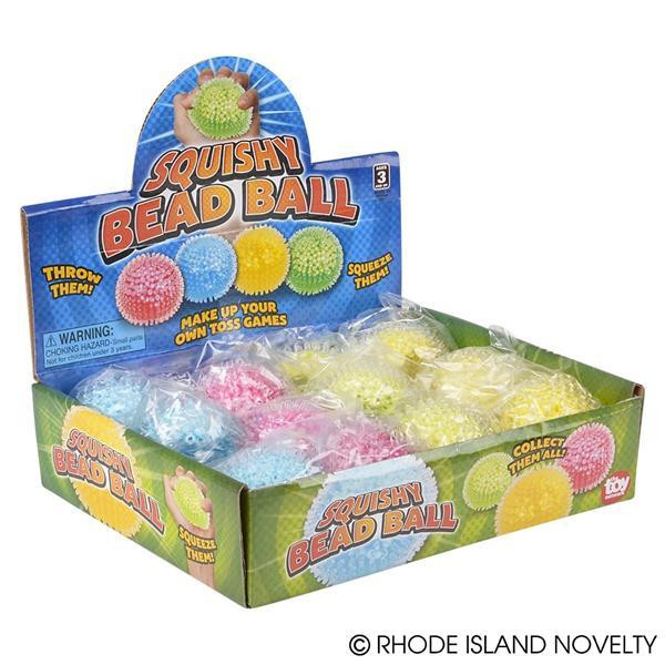 2" Squish Bead Ball BASQUBE By Rhode Island Novelty