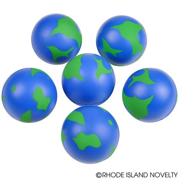 2" Earth Stress Ball BASQEAR By Rhode Island Novelty