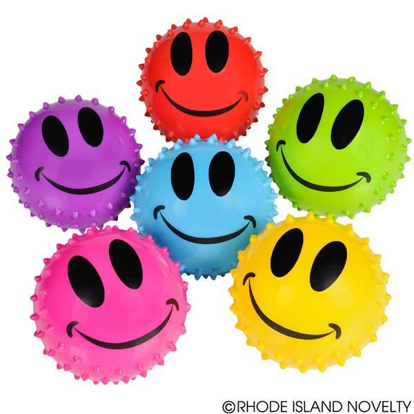 3" Smile Face Knobby Ball SBKNOS3 By Rhode Island Novelty