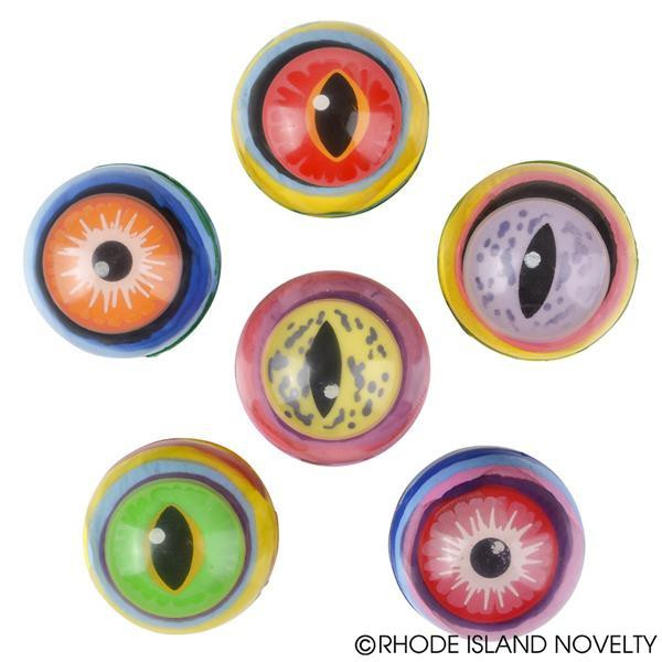 1.75" Colorful Eyeball BACOLEY By Rhode Island Novelty