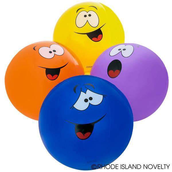 16" Funny Face Ball Inflate INSIL16 By Rhode Island Novelty