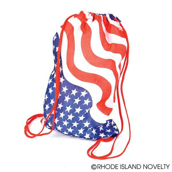 15" Cotton Stars And Stripes Backpack ZPBACKP By Rhode Island Novelty