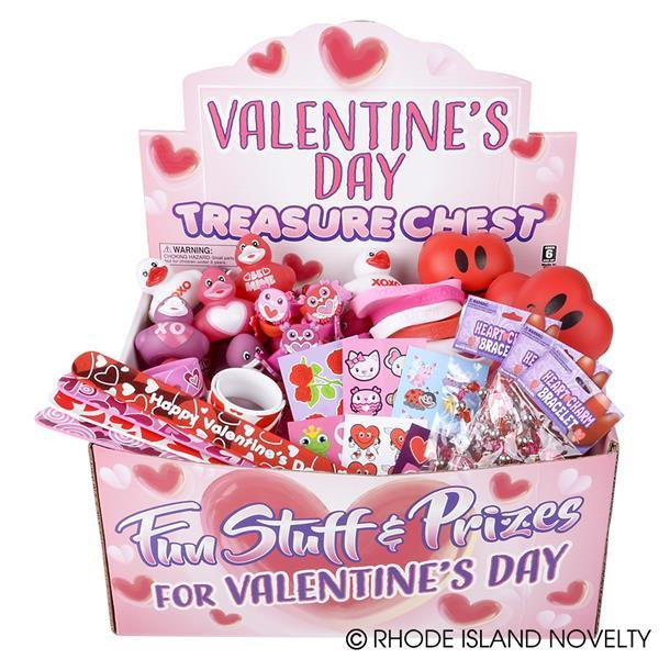 Valentine Treasure Chest Mix 1 (100Pcs/Box) ZVVALTO By Rhode Island Novelty