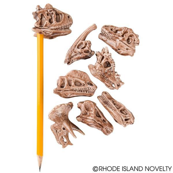 2" Dinosaur Fossil Pencil Top STDINFO By Rhode Island Novelty